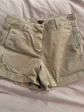 J. Crew Beige Cotton Bermuda Shorts